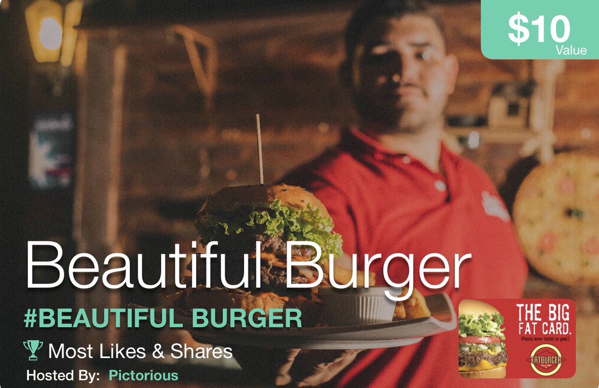 Pictorious's tweet photo. Show off that Beautiful Burger today for your chance to win in our latest challenge 🍔 https://t.co/IU5f4lI2yM
