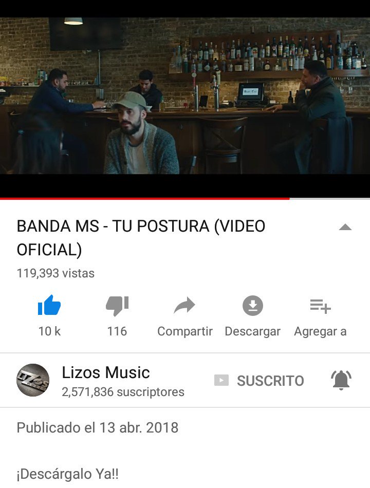 NoemiPatronaMS's tweet photo. Cerca de 120 mil vistas a seis horas del #EstrenoTuPostura 👏 👏 👏

Felicidades @BANDA_MS de @sergiolga_ms
@LizosMusic @beto_ms

@PatronasdeMS @PatronasVeracru https://t.co/qe8vFhwEEE