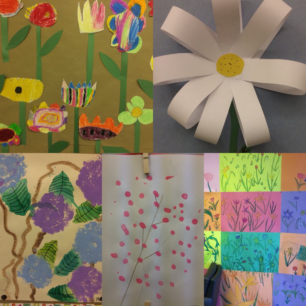 IrvineSD43PAC's tweet photo. It’s dark & rainy outside, but our students have created bright & beautiful blooms indoors! #IrvineProject https://t.co/eJ3KViuzh6