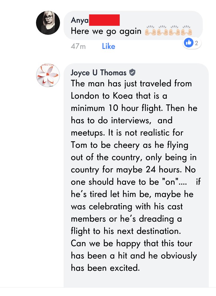 HiddlestonPro's tweet photo. In the words of Stan from South Park, "Holy shit, dude." I'm still trying to figure out who the fuck Karen is. @HiddlestonersFB , is this the type of community environment you aspire to? How is this behavior in any way okay? [1/4] https://t.co/SXMe1Dbrss