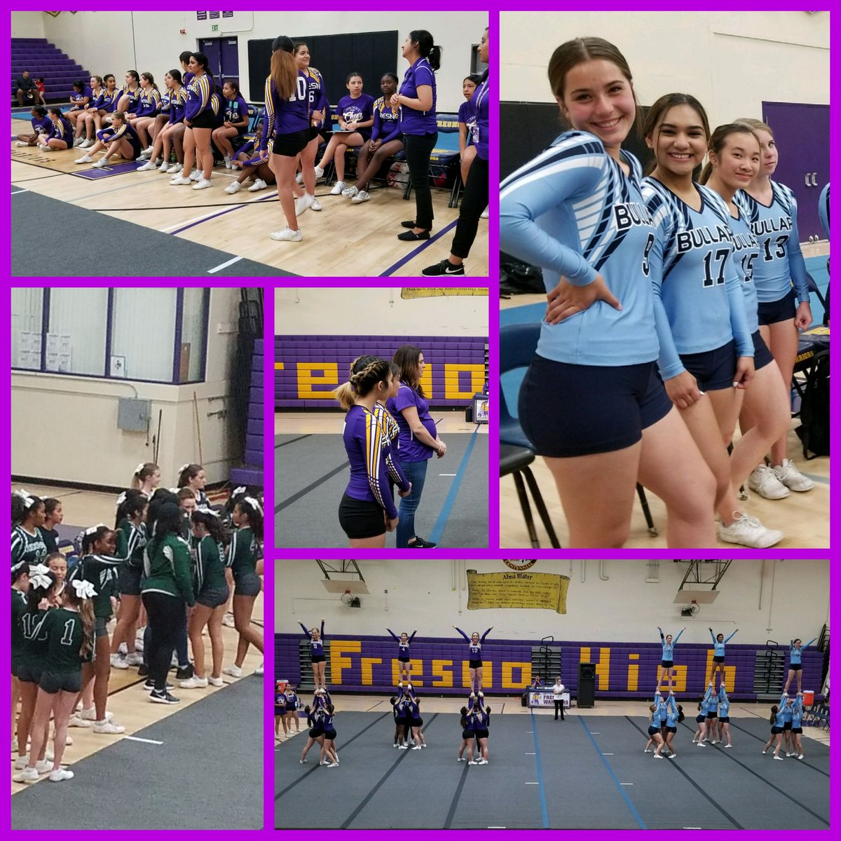 FUSD_Athletics's tweet photo. 2018 Fresno Unified Inaugural Competitive Sport Cheer (Bullard, Fresno High, &amp; Hoover) @fresnowarriors @BullardSports @HHSPatesAth 
#Compete4Life https://t.co/Ca8tfo8vPD
