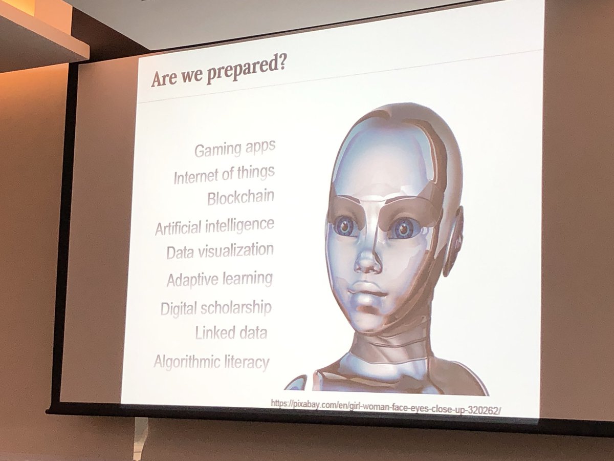 rmitvnlibrary's tweet photo. Are librarians prepared for new technologies? #the16thannuallibraryleadershipinstitute https://t.co/uO0l5DSQmq
