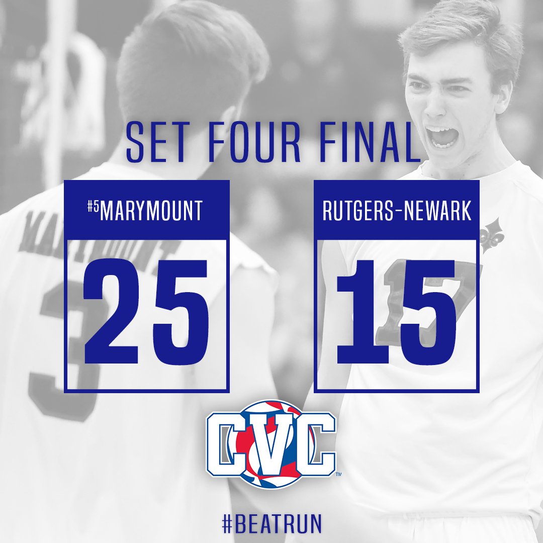 MarymountSaints's tweet photo. THAT'S A WRAP! @marymountmvb books its first trip to the CVC Championship in program history with a throttling in the fourth set over the Raiders! #WeBleedBlue #BeatRUN https://t.co/8tv3YZS6An
