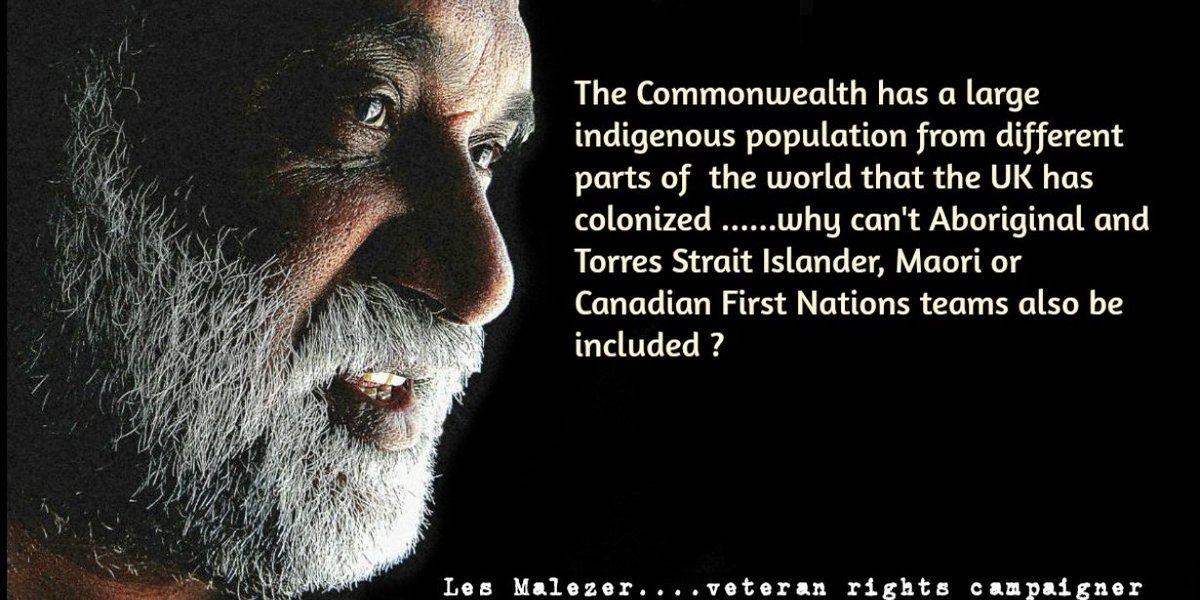 WgarNews's tweet photo. The #RightToCompete at #CWealthGames under your own #CulturalIdentity..
'A vet #AboriginalRights camp: #Indigenous members of #colonized #CwealthCountries are now asking why they are unable to rep their #OwnCultures'
#CAAMAradio interview with #LesMalezer:
https://t.co/YC96Y0AoDu https://t.co/xwgRGhWlem