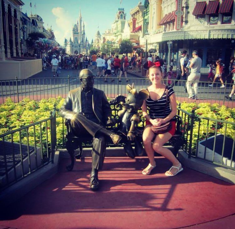 Lizzie_Moz's tweet photo. A memory from a Disney trip I took in 2013. The ticket price in 2013 was $92.00 plus taxes. #Disneymemories #WaltDisneyWorld #MagicKingdom #Disneyticketsincrease #658create https://t.co/7ffnyPBaNN