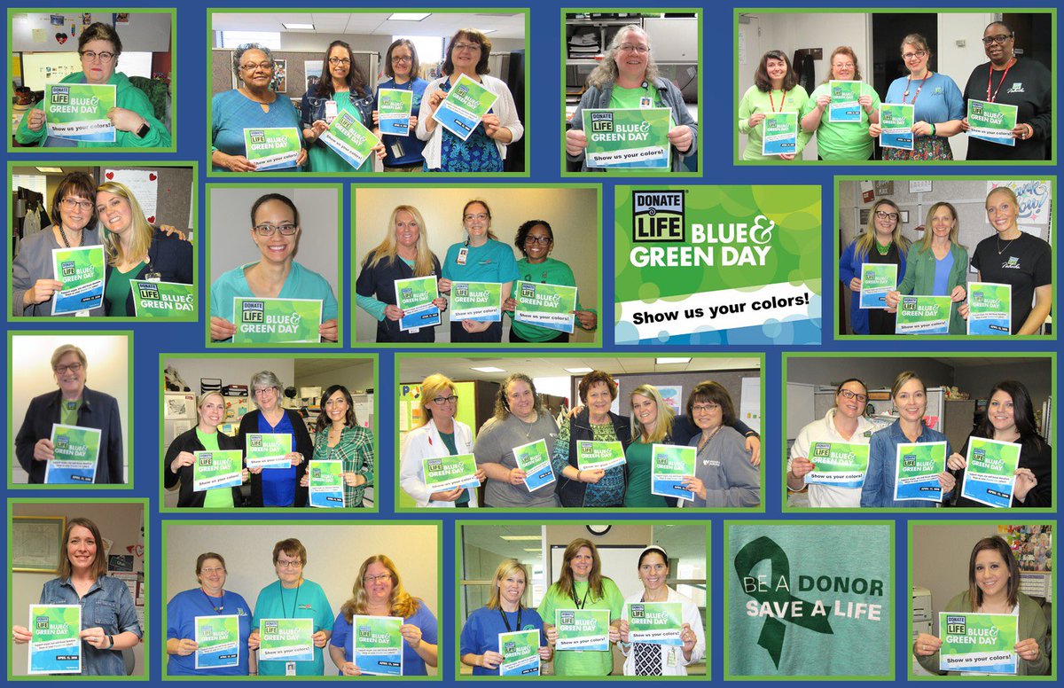 NebraskaMed's tweet photo. Nebraska Medicine is one of a few health care networks nationwide to offer all solid organ transplants under one roof. Be a donor, be a hero. Give someone a second chance at life. #BlueGreenDay 💙💚 https://t.co/MGVMLzUpjT