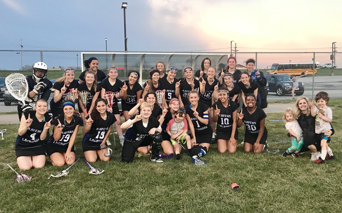 Congrats Lady Ravens varsity on your 3rd win! Keep up the great work! 💙🖤