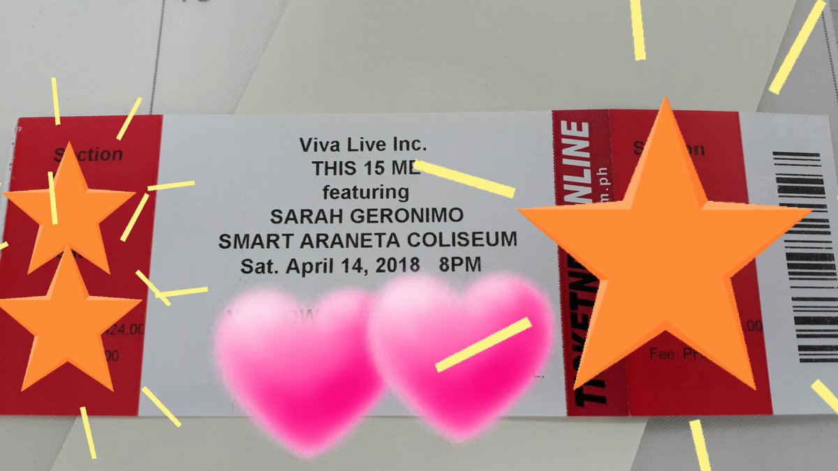 jiean22's tweet photo. This is it!!!! 
THIS 15 ME 
See you later @JustSarahG 😊😊😊 https://t.co/UhSlqW7QoF