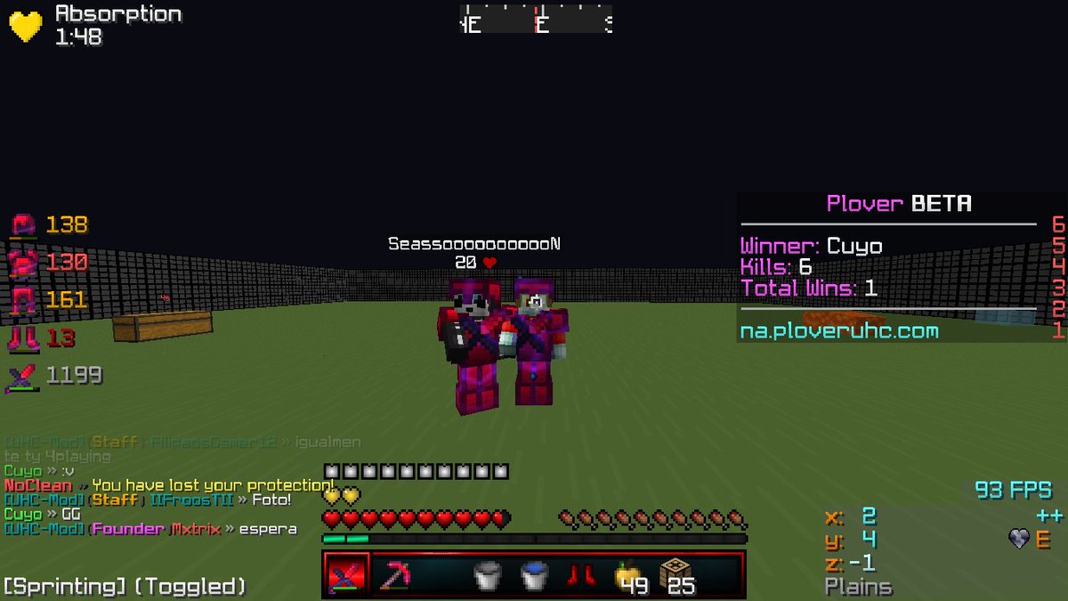 CuyoAlv's tweet photo. GG EVENTO DE @PloverUHC  Muchas Gracias Por Hostear 

Dedicada a: @Dxmou  @Alopy_  @xIv4n  @ZeckoGamer https://t.co/vEBNxB44fp
