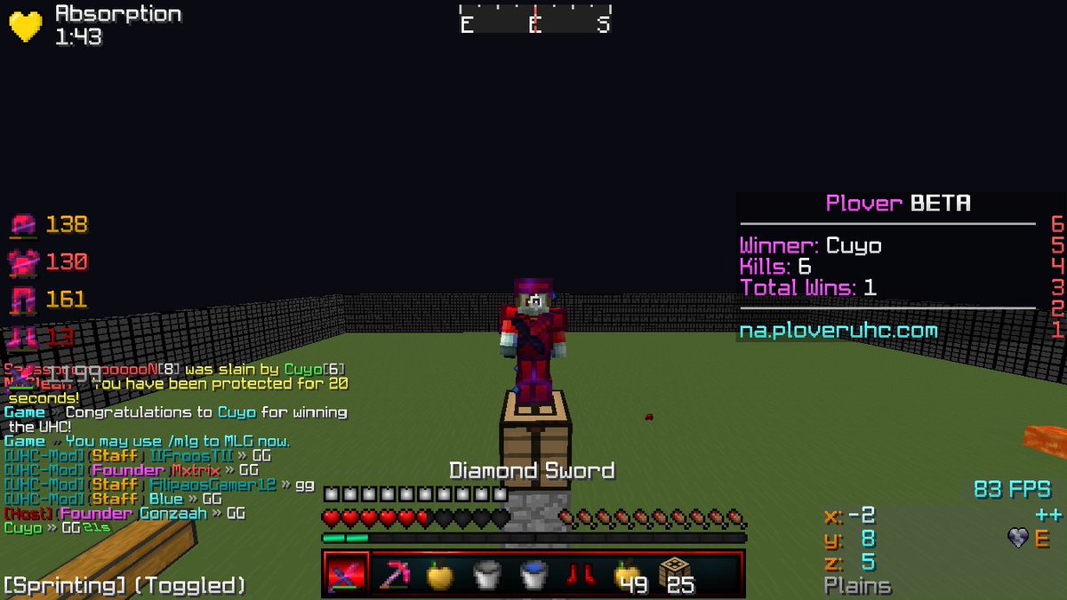 CuyoAlv's tweet photo. GG EVENTO DE @PloverUHC  Muchas Gracias Por Hostear 

Dedicada a: @Dxmou  @Alopy_  @xIv4n  @ZeckoGamer https://t.co/vEBNxB44fp