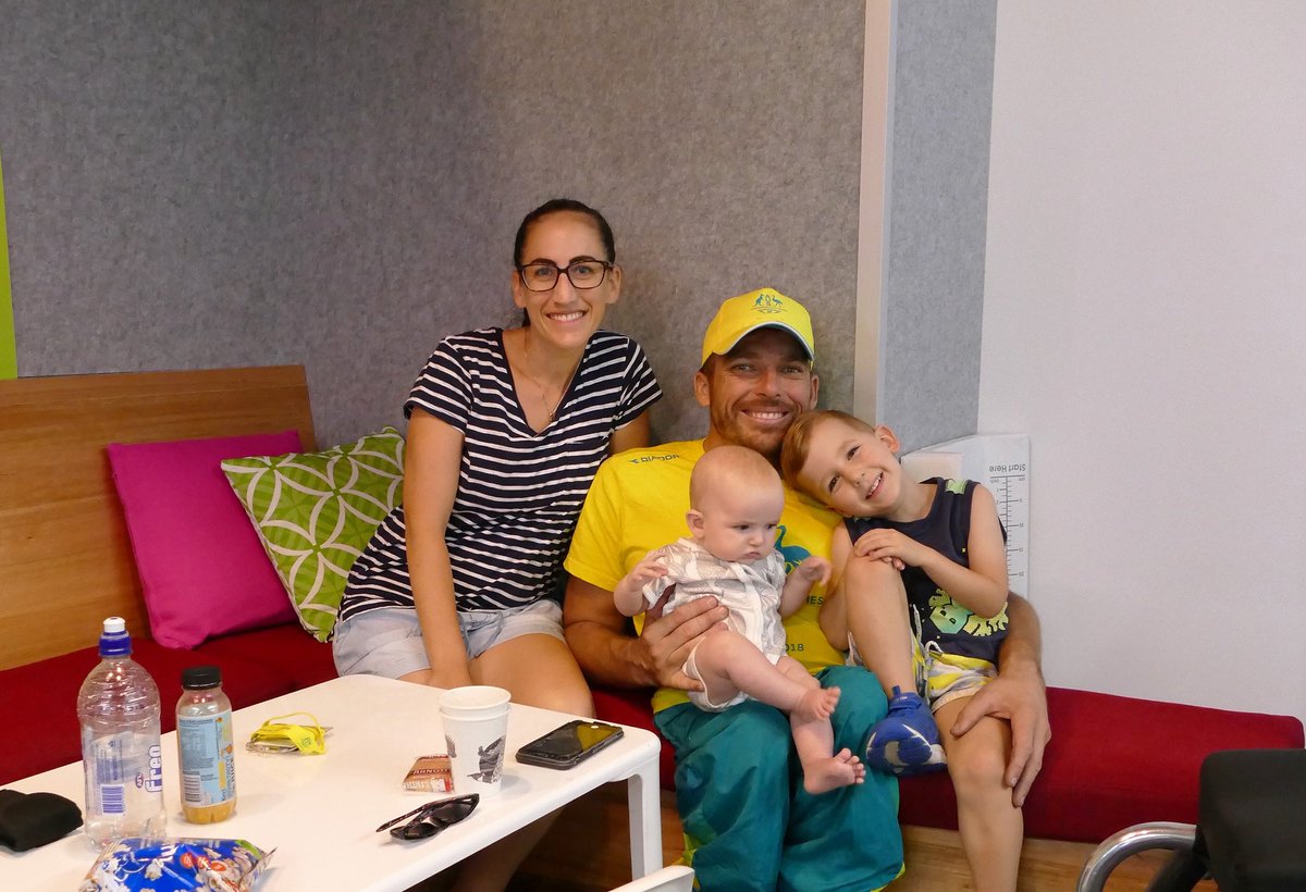 ausport's tweet photo. Nothing more important than family. @kurtfearnley and his #SidelineChampions ahead of tomorrow’s big race. Good luck from all of us ! #GreaterTogether #GC2018 

More on Sideline Champions: 
https://t.co/mLAV2igWmy https://t.co/3g9GCQiFRV