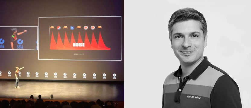 LatinSpots's tweet photo. Los 5 ingredientes del #marketing de Burger King según Fernando Machado #CdeC2018 https://t.co/VcVcmWW6Q0 https://t.co/Y5FnoFtMaa