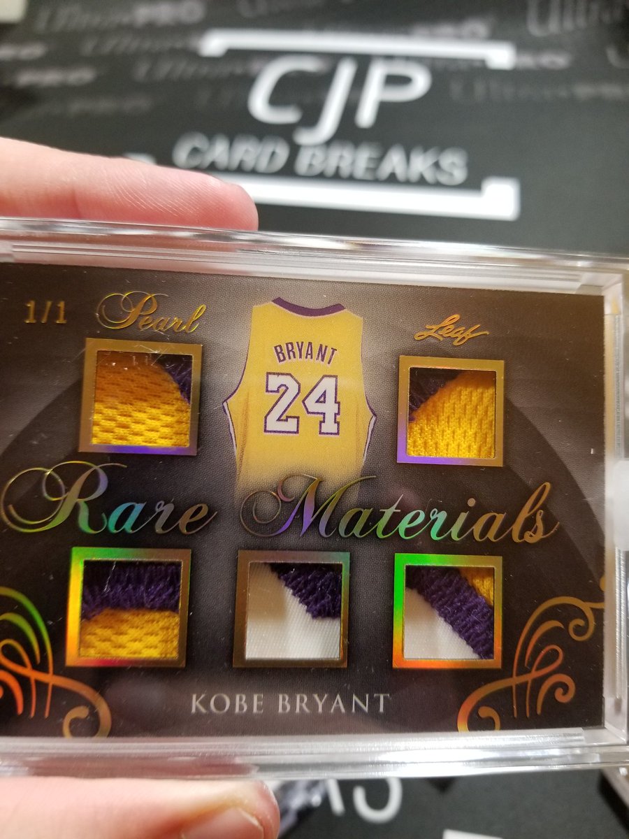 CJPCardBreaks's tweet photo. Boom!! #Mamba #leafpearl @Leaf_Cards @ChecklistsforUS https://t.co/F7wIuVntmX