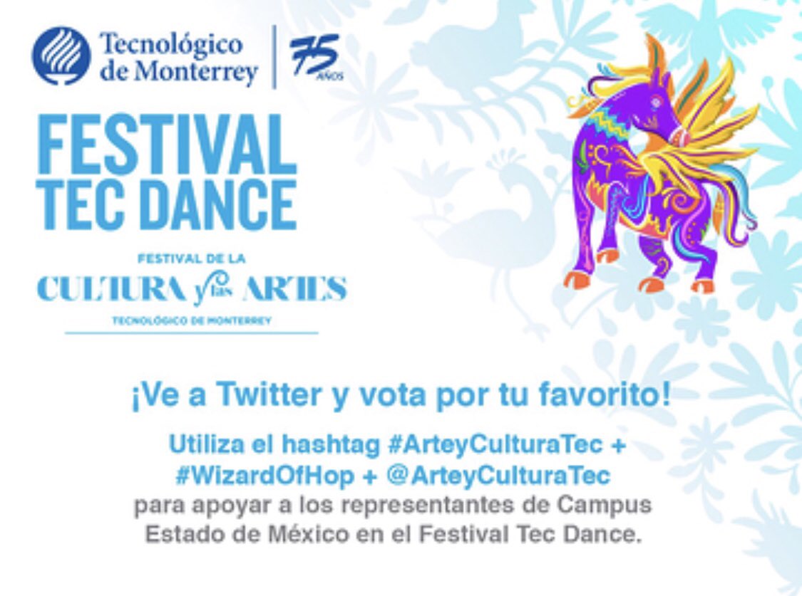 pao_gglez's tweet photo. AMIGOS APÓYENNOS EN EL FESTIVAL TEC DANCE!!!!
#ArteyCulturaTec #WizardOfHop @ArteyCulturaTec https://t.co/0IYTXBPrnE