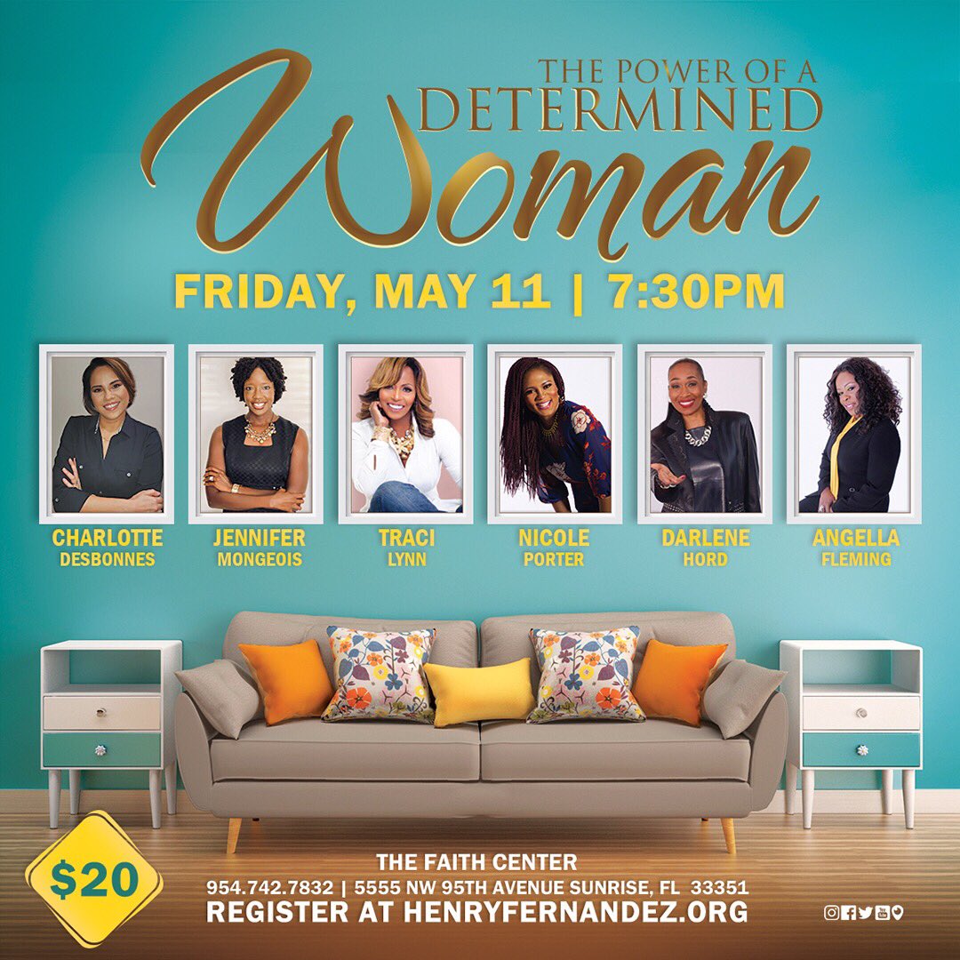 DrTraciLynn's tweet photo. Excited to be among phenomenal women at The Power of a Determined Woman Event on Friday, May 11, 7:30pm, at The Faith Center. Register at https://t.co/9Zo7oocuah for a night of empowerment!

#empoweringwomen #myfaithjourney #DrTraciLynn https://t.co/sSMSogjalN