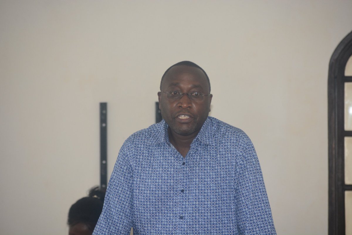 SenCommitteeKE's tweet photo. Earlier, the Clerk of the Senate, Mr. Jeremiah Nyegenye gave his key note address at the induction workshop for the ICT Committee chaired by Baringo Senator Gideon Moi @MoiGideon at the Swahili Beach Hotel, Diani. https://t.co/qkxheg6i7p