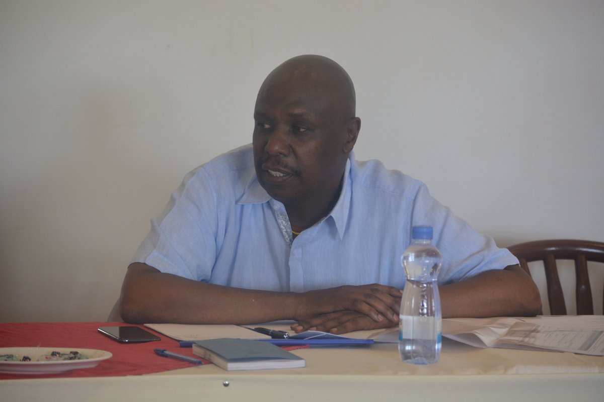 SenCommitteeKE's tweet photo. Earlier, the Clerk of the Senate, Mr. Jeremiah Nyegenye gave his key note address at the induction workshop for the ICT Committee chaired by Baringo Senator Gideon Moi @MoiGideon at the Swahili Beach Hotel, Diani. https://t.co/qkxheg6i7p