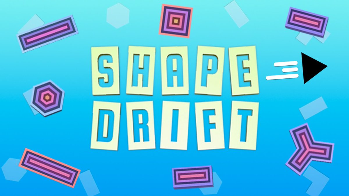 GnarcadeGames's tweet photo. Check out our new game, Shape Drift!  https://t.co/VXnGIOwYJ1 https://t.co/amhlztCLa8