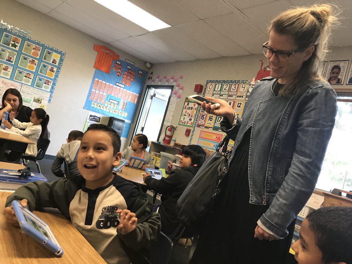 VPLions's tweet photo. VP Lions enthusiastically shared their learning with visitors from New Zealand and Huntington Park today! Robotics, integrated STEAM, choice-based creation apps, and programming were just a few highlights from our #appletour #vplearns #fsdlearns https://t.co/BBzM8URKHa
