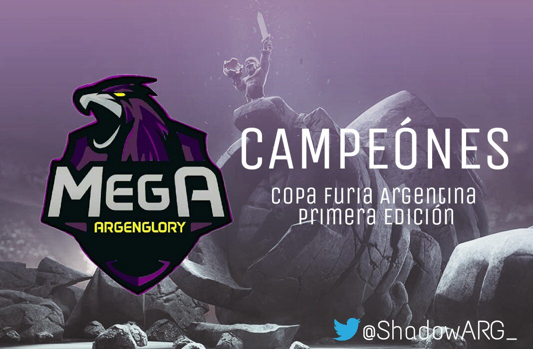 🏆🎉 Los chicos de @MegaArgenglory se consagran CAMPEONES de la Primera edición de la Copa Furia Argentina tras vencer en una gran final a @Noche_Dorada por 2 - 1 ( 2/3 3/0 3/1)

Felicitaciones!