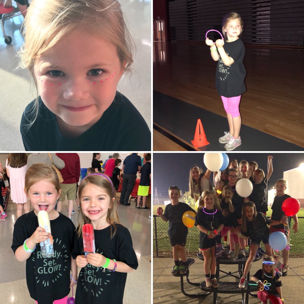 BrookeBPoe's tweet photo. Paris Glow Run was awesome!!!Thank you to our amazing PTA that helped make this night possible and thanks to all the families for coming out and supporting Paris! #glowrun2018 #itwasa14hourworkday #wortheveryminute #pariselementary @ParisPTA https://t.co/Afneyh89eO