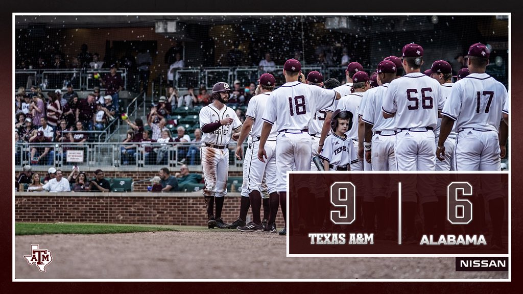 AggieBaseball's tweet image. Series clincher!

Go for the sweep tomorrow at 1 p.m.

#FamilyF1rst #12thMan