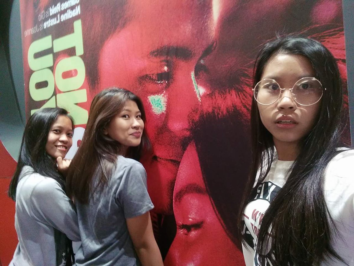 ClaraTernal's tweet photo. SELFIE MUNA ,BAGO SILA MAGLAPLAPAN😂TAENA ANG GALING NI JAMES TAPOS SOBRANG GANDA NI NADINE😍❤🔥 https://t.co/I0R0Wcouyu