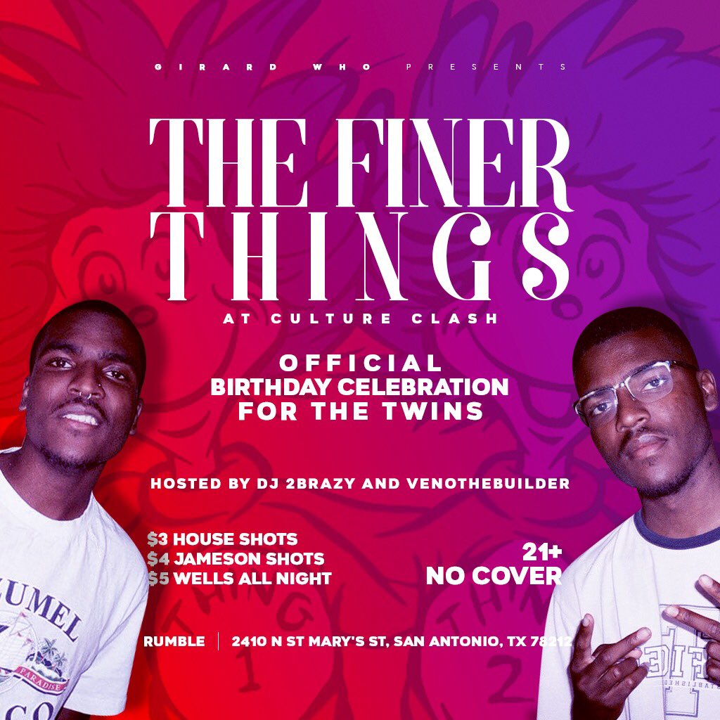 Happy birthday to the finesse twins.