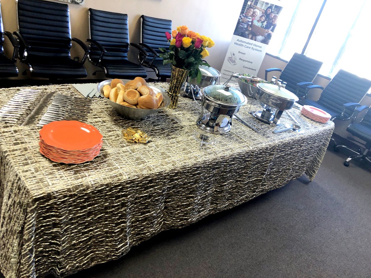tdohrmann's tweet photo. Team preparation night for the first 2018 Annual Border Region Health Summit, hosted May 9th by Electronic Caregiver, and presenting the AWS powered Virtual Caregiver, Addison Care. #awssumerian @ElectronicCare https://t.co/RwMcVE5zMi