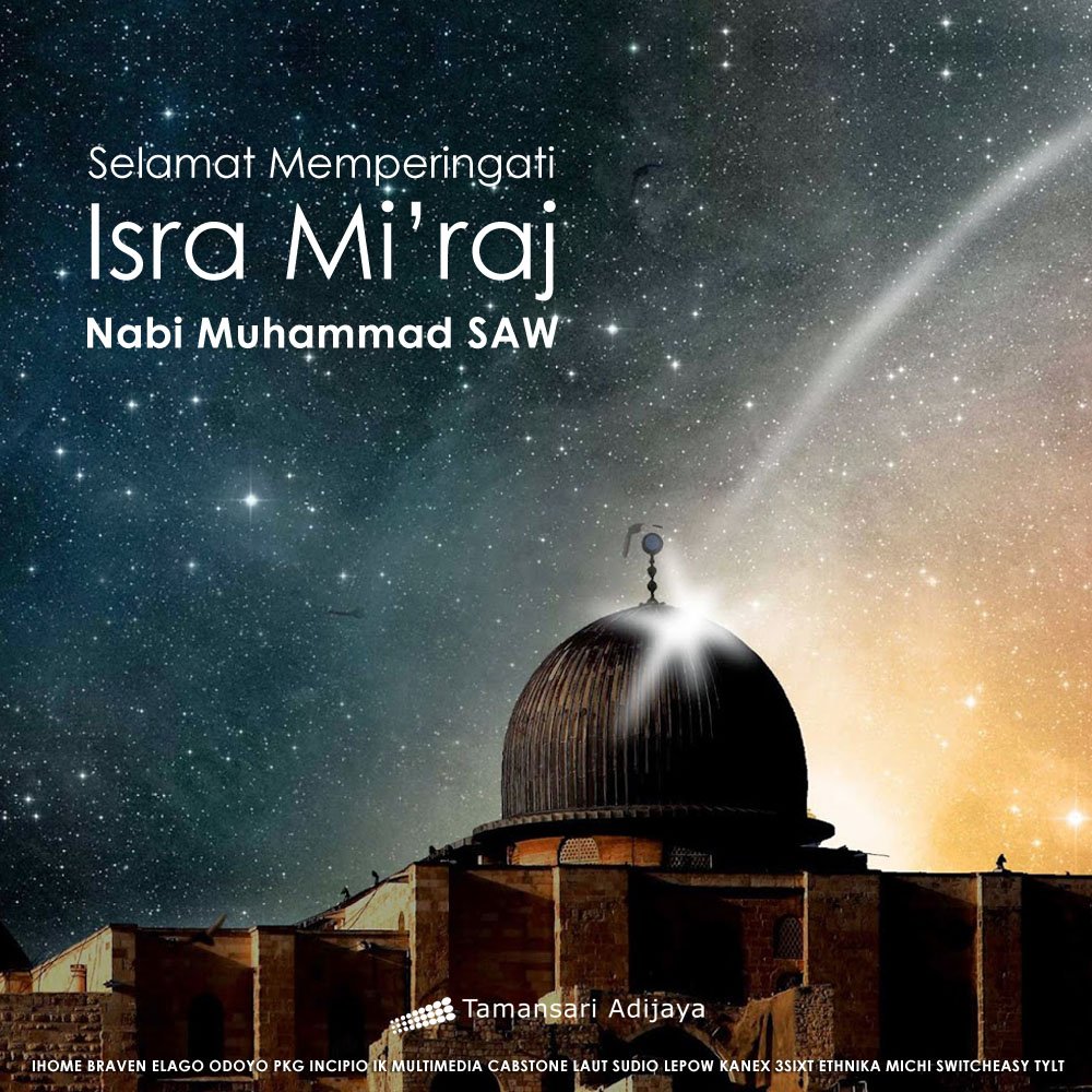 Odoyo_IND's tweet photo. Selamat memperingati Isra Mi’raj Rasulullah Muhammad SAW. Semoga kita semua dapat selalu meneladani akhlak mulia beliau.

#isramikraj https://t.co/MafUtqOPf2