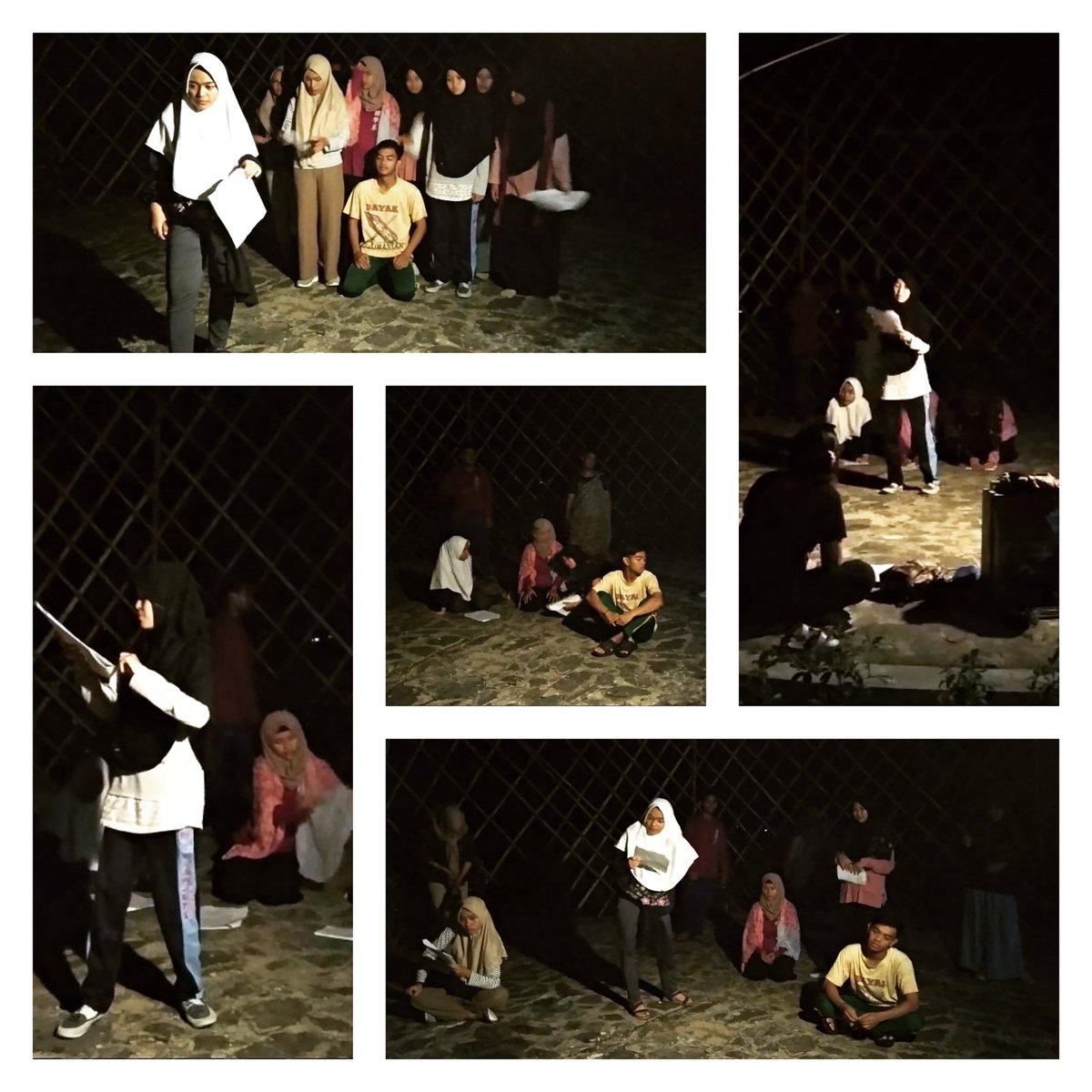 Persiapan penampilan teater berjudul "Bumi Manusia" yang akan pentas pada puncak Festival 7 Hari untuk Bumi, 22 April 2018. Persembahan Ruang Sampul. #7hariuntukbumi #7daysforearth