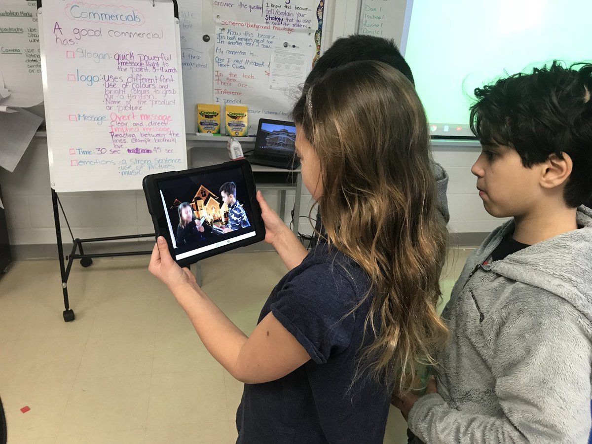 Lima18Miss's tweet photo. Having a blast creating and editing commercials using green screen. Ms.Yarra’s students are creative and inspiring individuals! Feeling blessed! @stalphonsaDP @MsNYarra https://t.co/QJlZwtI8Pb