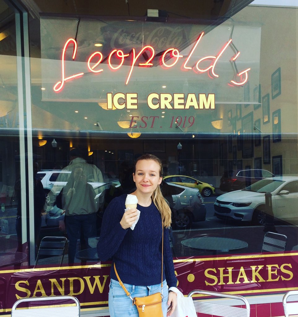 Can finally say I got to try <a href="/Leopolds_IC/">Leopold's Ice Cream</a> in #Savannah! I had a #coconut based vanilla &amp; it was great! Hope to see some fun flavors in the future! #vegan #vegantravel #travel #Georgia #VeganSavannah #dairyfree #foodie #icecream