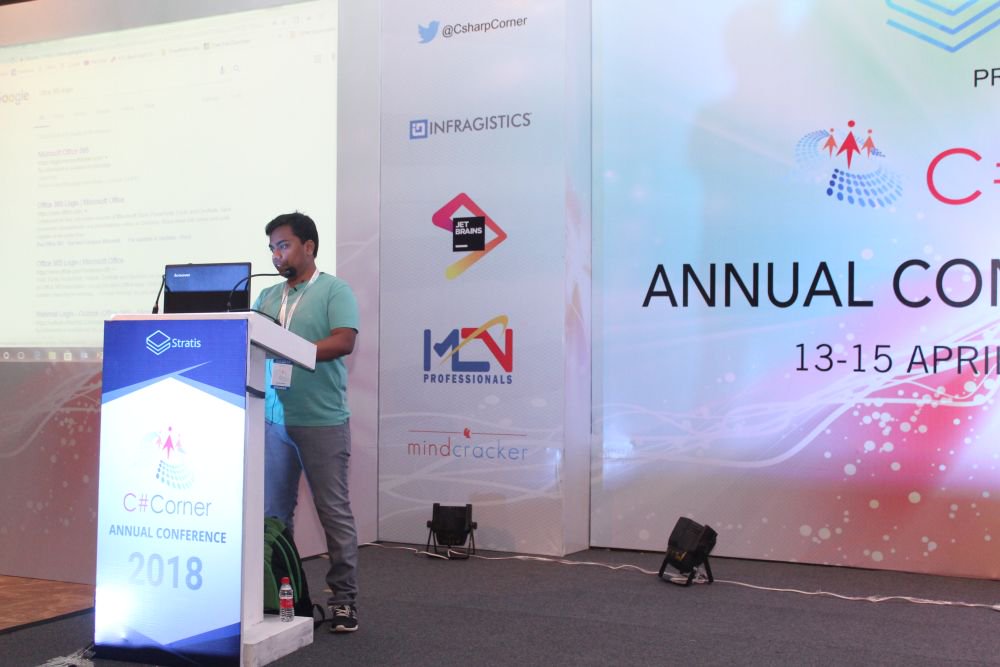 CsharpCorner's tweet photo. #CsharpCon18 Day 2 - #MobileTrack kicked off by @sharepointnerd with a discussion on planning #DigitalTransformation with #SharePoint and #Office365. https://t.co/q4vBLFfToa https://t.co/EqwAb4pS5E