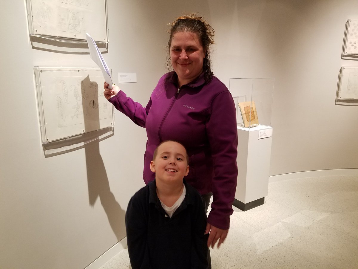 VCAssociation's tweet image. Some families from the Valley's Striving For Excellence Youth Program visited @BPArtCenter tonight, taking a docent led tour &amp;amp; taking part in an Art Scavenger Hunt designed by VCA Art Teacher Miss Brenna!
