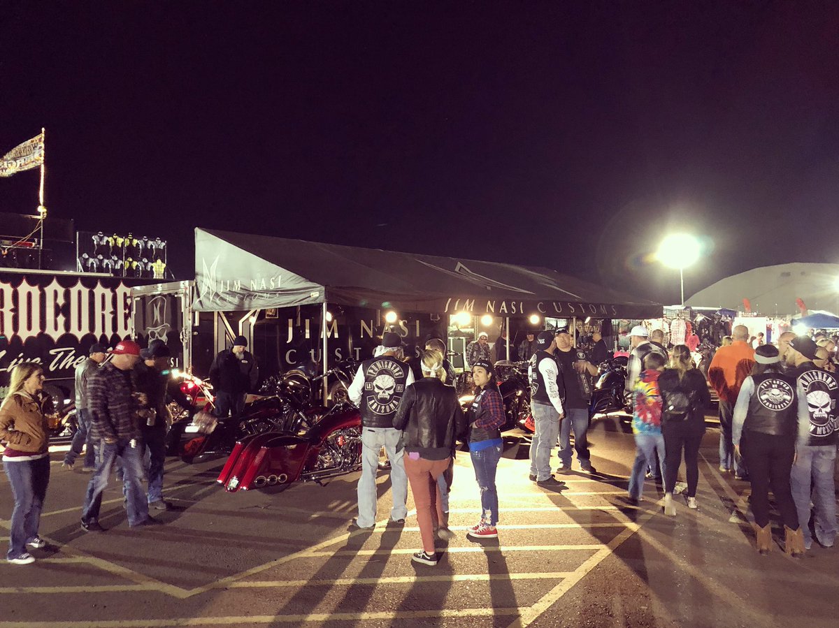 JimNasiCustoms's tweet photo. Thanks to everyone that came by today!  And looking forward to tomorrow #JimNasi #JimNasiCustoms #AZBikeWeek #WestWorld https://t.co/BCf4KVTD4D