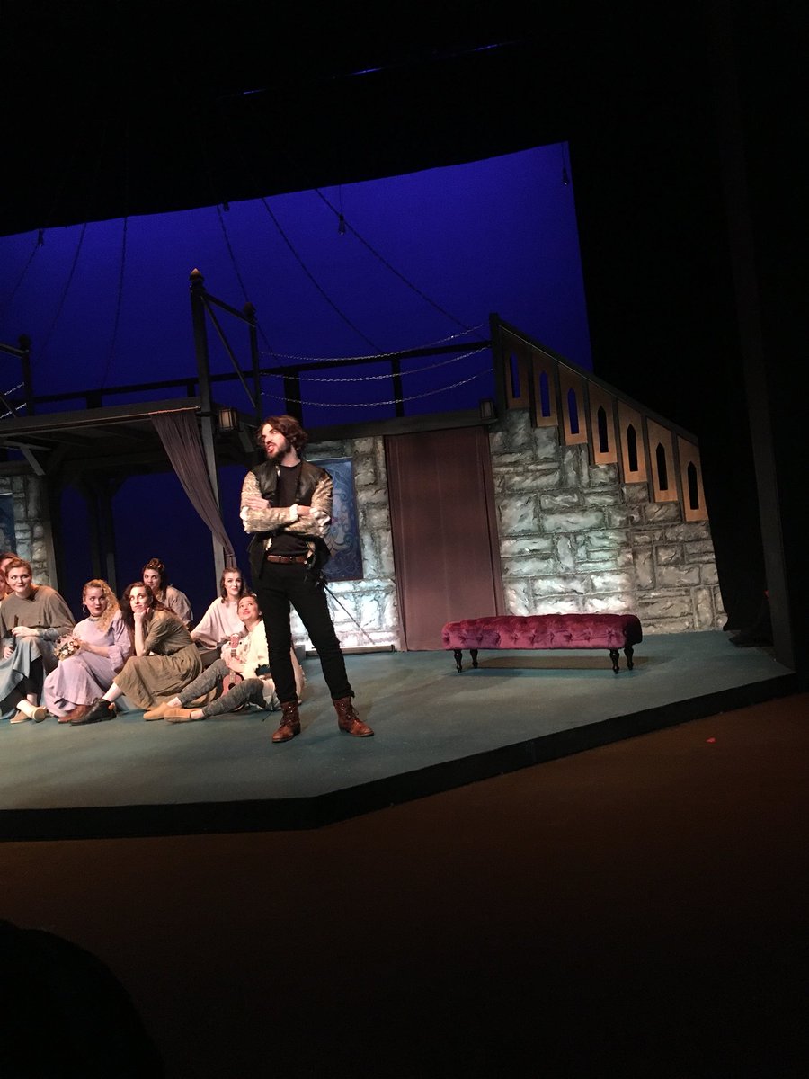 Pio_Prez's tweet photo. Amazing performance by The Carroll Players. Thanks to the cast, crew and musicians for an outstanding  Hamlet production! #Carrollu https://t.co/0aIISi6et2