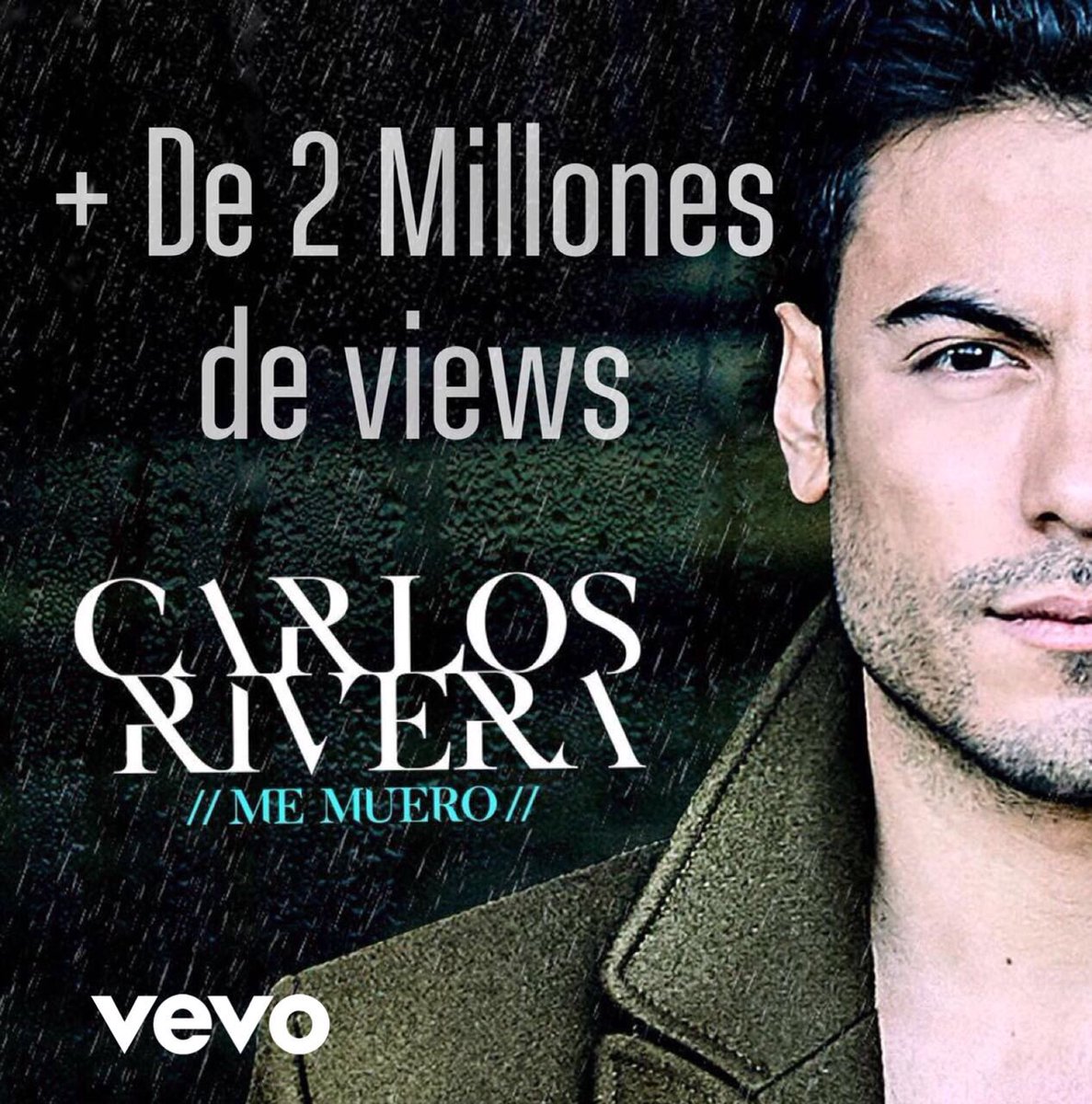 _CarlosRivera's tweet photo. Ahora sí #MeMuero Más de DOS MILLONES DE views en menos de 24 horas. Le quiero pedir a Dios cambié el tiempo y que este día lo vuelva eternidad. ¡GRACIAS DE CORAZÓN! 🙏🏼❤️

Si aún no lo has visto, ¿Qué esperas? 

https://t.co/1QNCqZxwv4 https://t.co/ueQ5SnyMHO