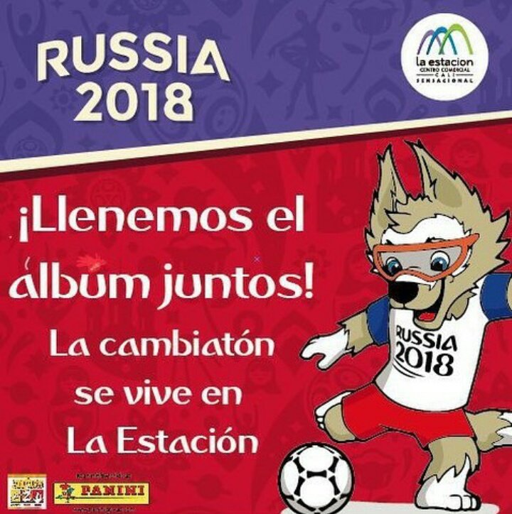 PaniniCali's tweet photo. ✌🐺🇨🇴Que tal Amig@s este sábado los esperamos en @LaEstacionCaliO trae tus láminas para la #Cambiaton Desde las 4:00 PM. Te lo vas a Perder? #Zabivaka #Panini #Cali #Laminitas https://t.co/SG3faylChC