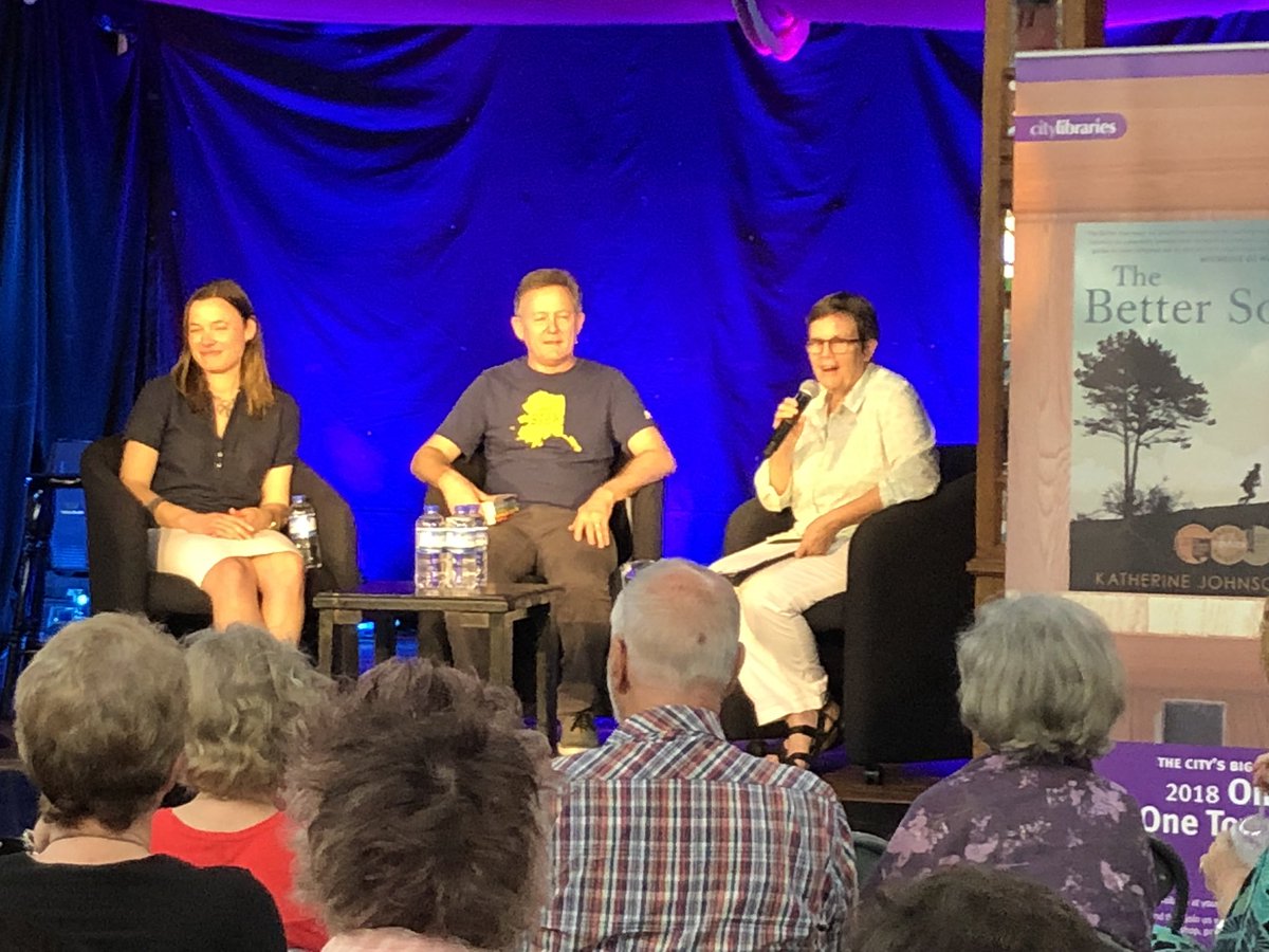 MaryWho4810's tweet photo. Here we are... Author Panel with Nick Earls, Kathrine Johnson and Sue from Mary Who?.
.
.
#SalonsDeElรฉgence #festival2018 #citylibraries #townsville https://t.co/UD1grx3YzD