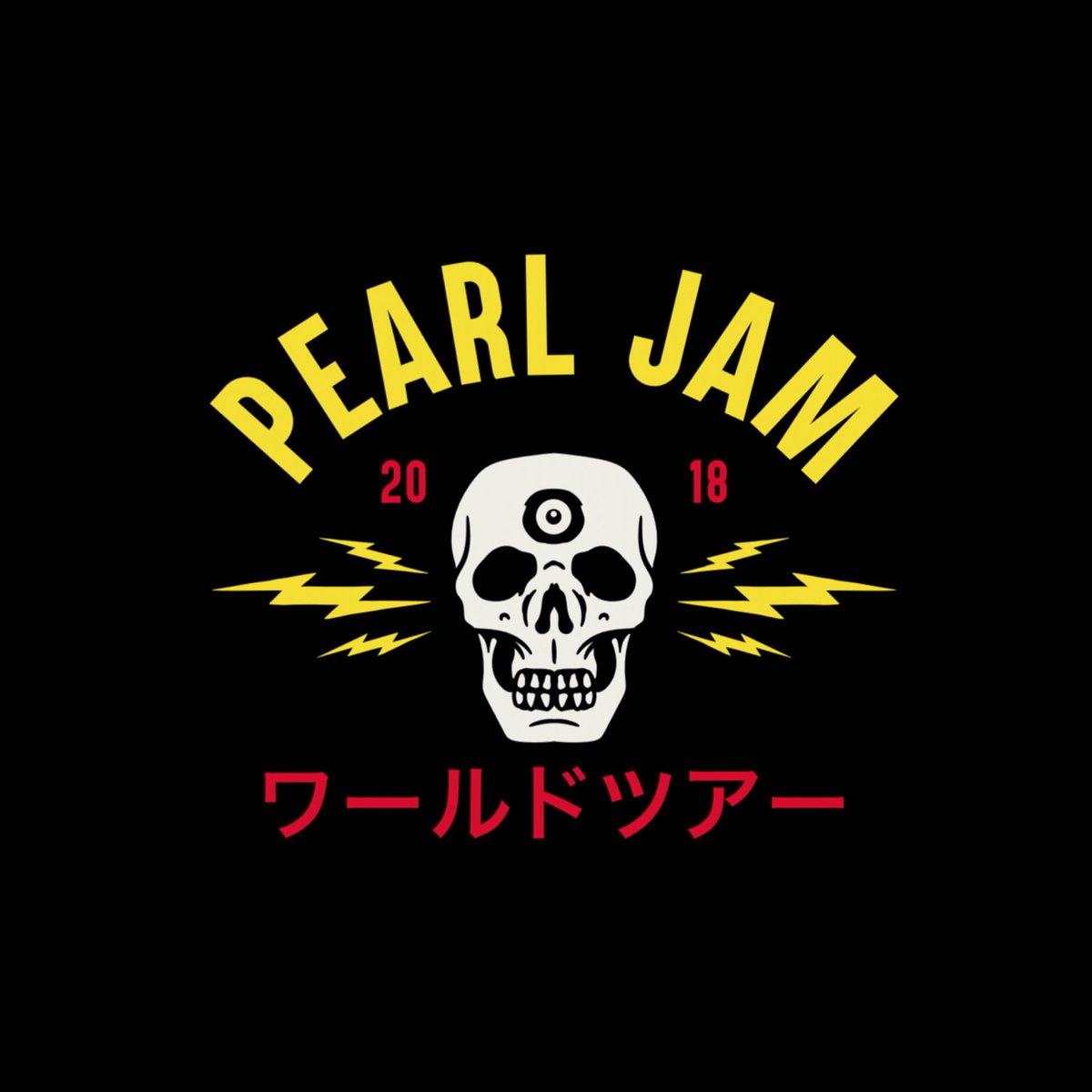 Another t-shirt design for <a href="/pearljam/">Pearl Jam</a> that was available on their South America tour. #pearljam #southamerica #tshirt #design #illustration #tsurt