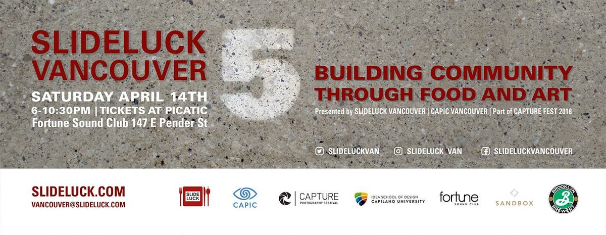slideluckvan's tweet photo. Can’t wait until Saturday night!  But we couldn’t do it without these amazing partners.  Joining us?  You’ll be glad you did. 

Tickets: https://t.co/PRAw9dg4Nd https://t.co/ZrokjGRTSp