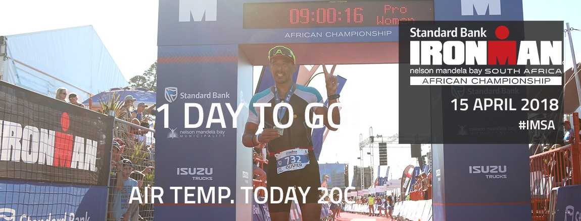 One day to go! #IMAfricanChamps #SBIronman
