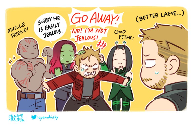 #InfinityWar star lord's nightmare⚡️ 