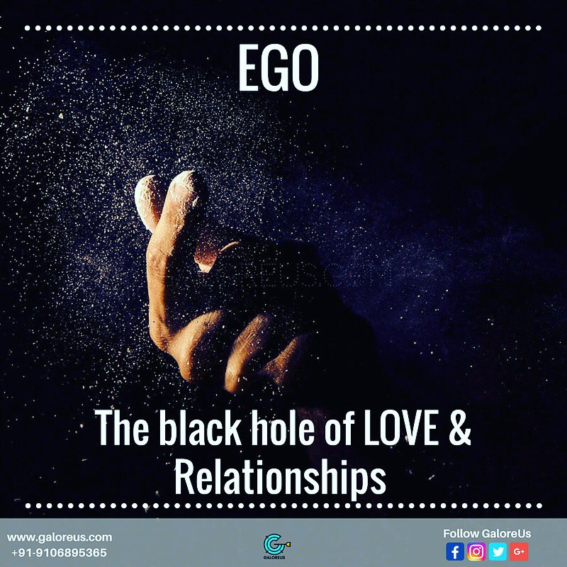 GaloreUs's tweet photo. #Ego is a #blackhole!
#galoreus #love #relationship #relationshipproblems #egokills #egoistheenemy #empathyforlife #positivity #powerofpositivity #liverelations #relationshipcoach #itcangetbetter #takecharge #couplegoals #friendships #india #ahmedabad #coachinglife #helpingpeopel https://t.co/ZEOcuSrDDk
