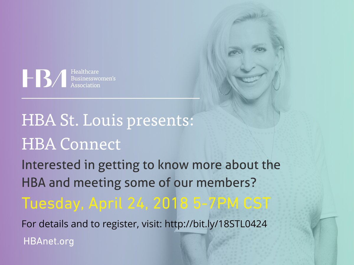 ChapterStl's tweet photo. HBA St. Louis presents: HBA Connect on April 24th at 5pm

Now is your opportunity to meet HBA members and leaders in an informal setting, and learn about HBA happenings locally and globally,

Click here for details and to register! https://t.co/a19st0rVRs https://t.co/5xFFqZXLoO