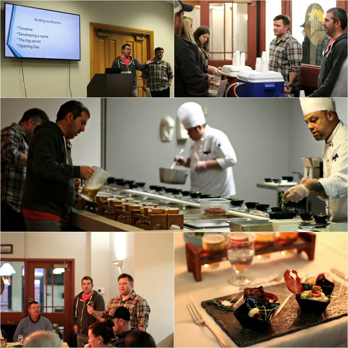 alfredudining's tweet photo. Many thanks to our talented chefs, catering team and @RailheadBrew for a wonderful evening on Wednesday night. It was truly memorable. #beertalkandtasting #beerpairingdinner #thecommunitytable
#aufresh #alfredu #alfreduniversity https://t.co/sgFc8TzMQt