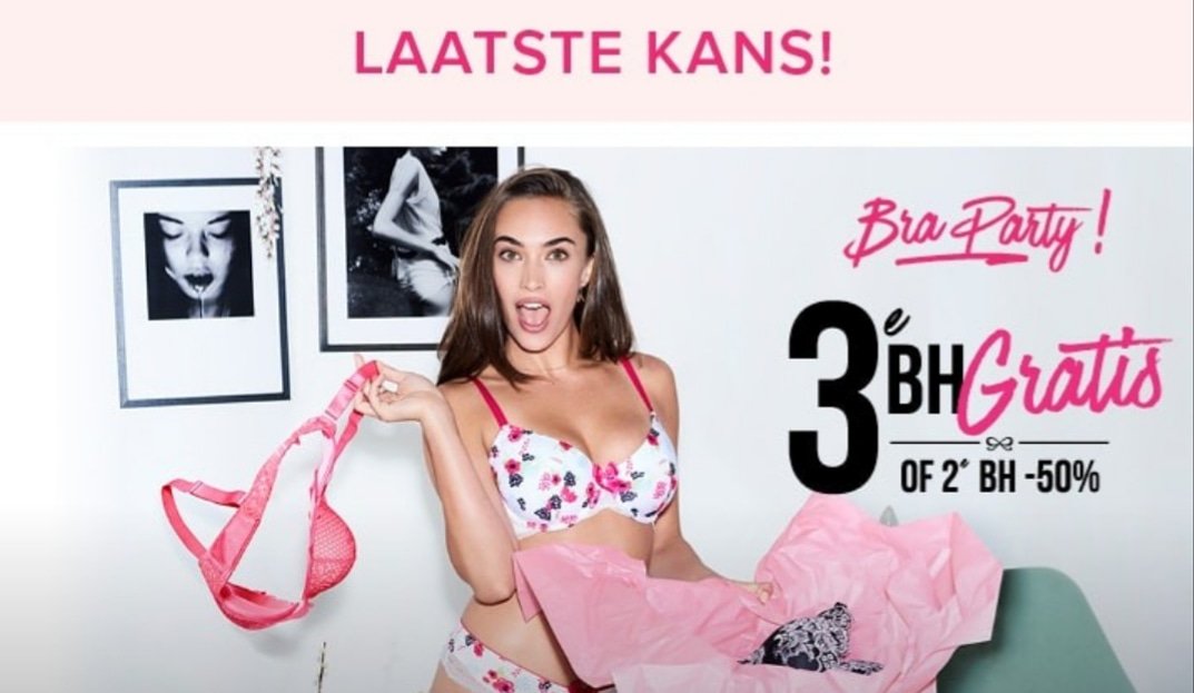 Today is your last change! #braparty #hunkemoller