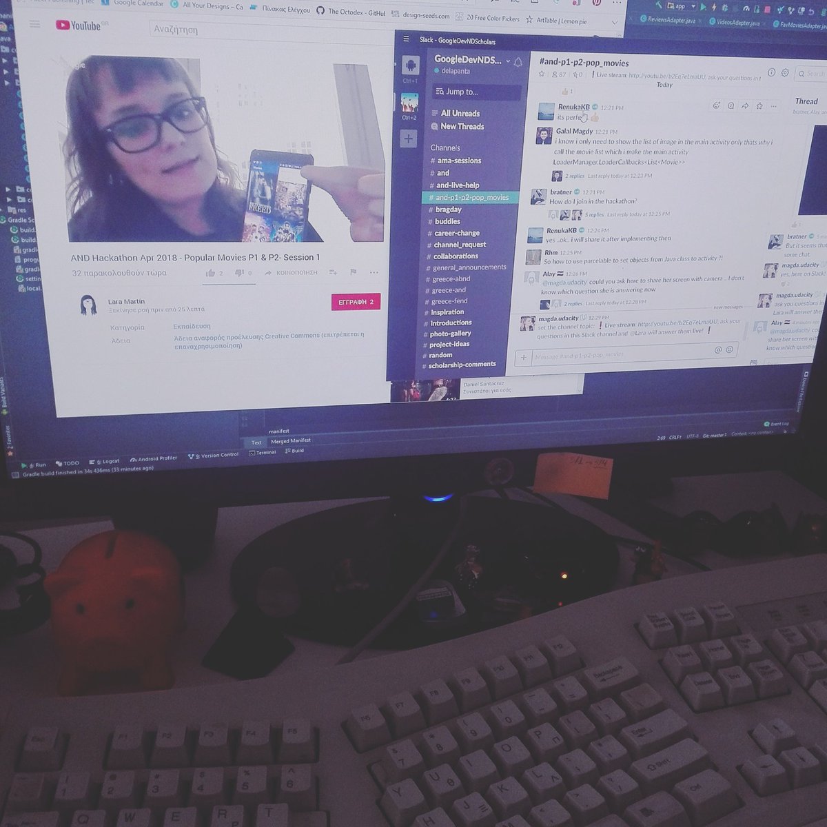 nelakal's tweet image. Coding day! :) #GoogleUdacityScholars #AndroidHackathon