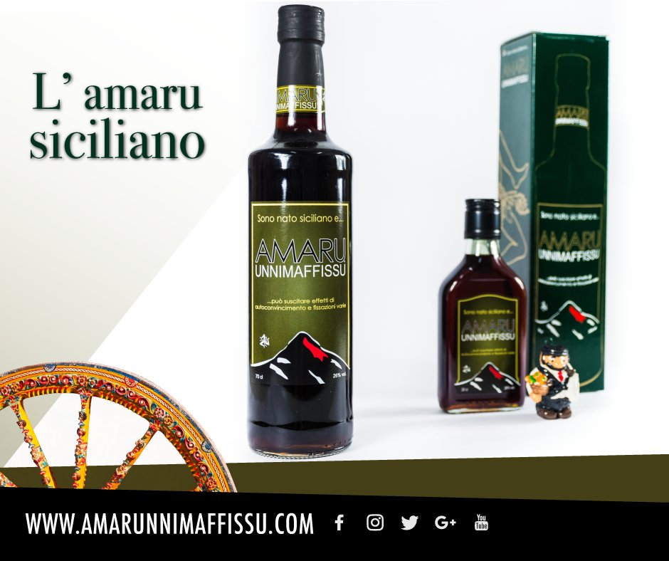 Unnimaffissu's tweet photo. L'amaro veramente siciliano. L'amaro non troppo amaro che accompagnerà i migliori momenti delle vostre giornate, soli o in compagnia. 😉🔝
e-shop https://t.co/KL9G7D3zCc 
#amaru #unnimaffissu https://t.co/pc2R3zE78O